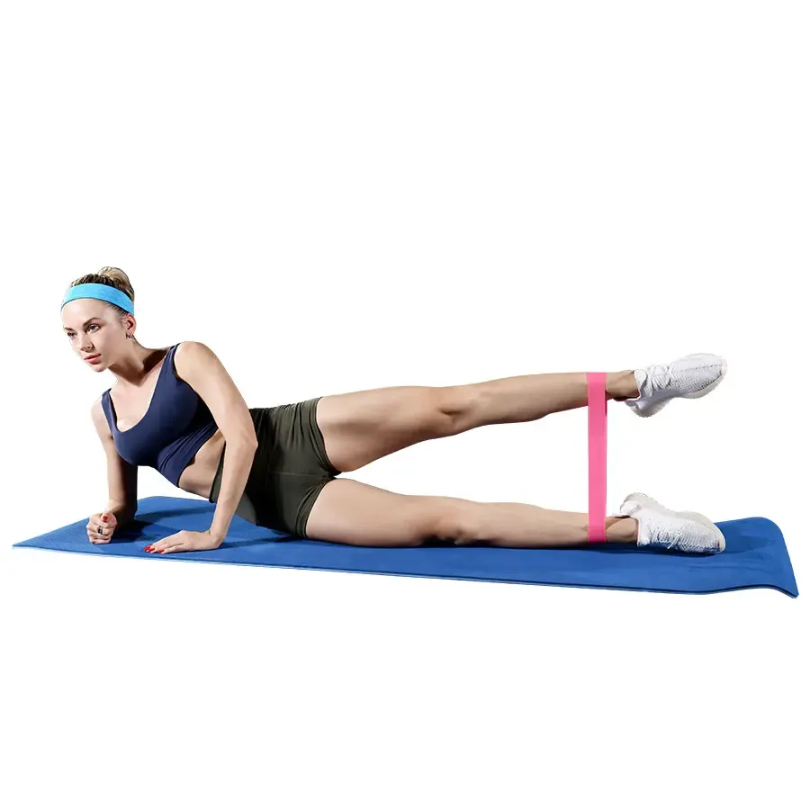 6 Pcs Resistance Bands Set for Fitness, Crossfit, Yoga & Strength Training - Natural Latex Mini Loop Bands for Home Gym Workouts showcase 16