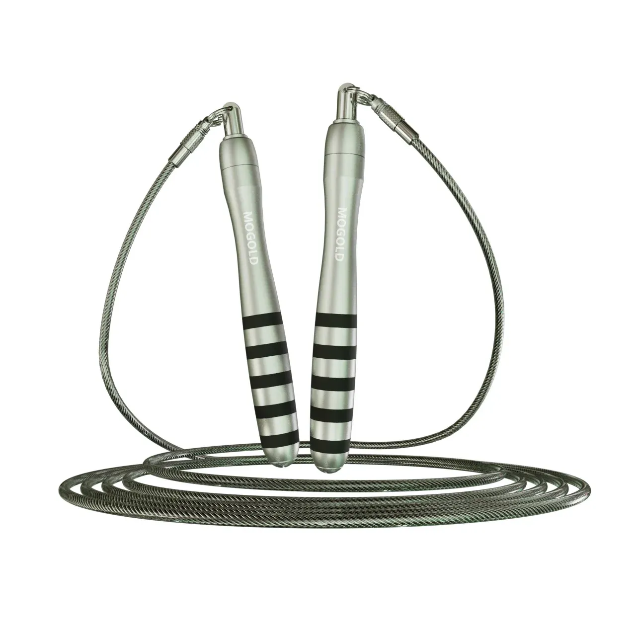 Crossfit Speed Jumping Rope for Men & Women - Steel Wire, Dual Bearing, Adjustable 3m Length, Ideal for Home Gym, Fitness, Weight Loss, and Sports Workouts thumbnail 1