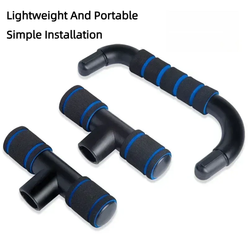 H-Shaped Non-Slip Push Up Bars for Home Gym Fitness - Arm, Chest Workout Equipment with Comfortable Foam Handles, Max 100KG Load, Portable Design for Men & Women thumbnail 3