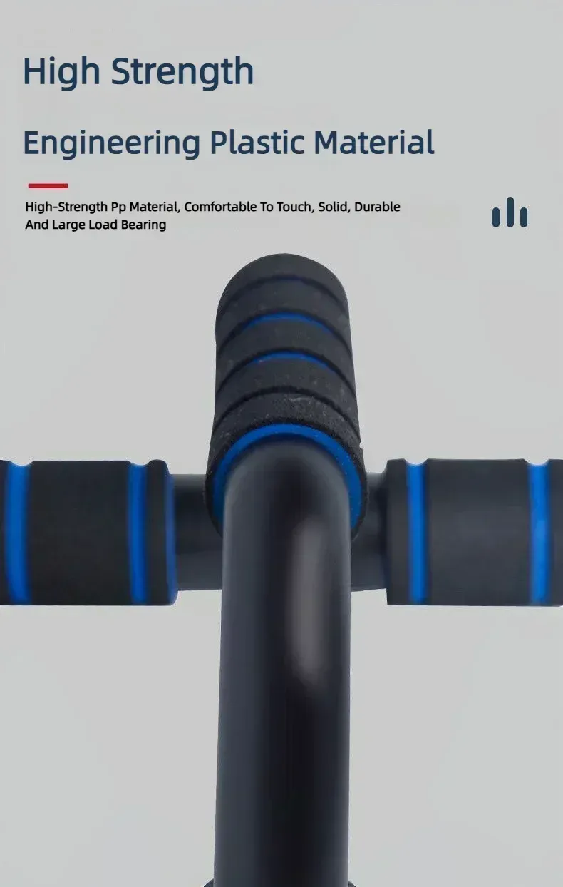 H-Shaped Non-Slip Push Up Bars for Home Gym Fitness - Arm, Chest Workout Equipment with Comfortable Foam Handles, Max 100KG Load, Portable Design for Men & Women showcase 8