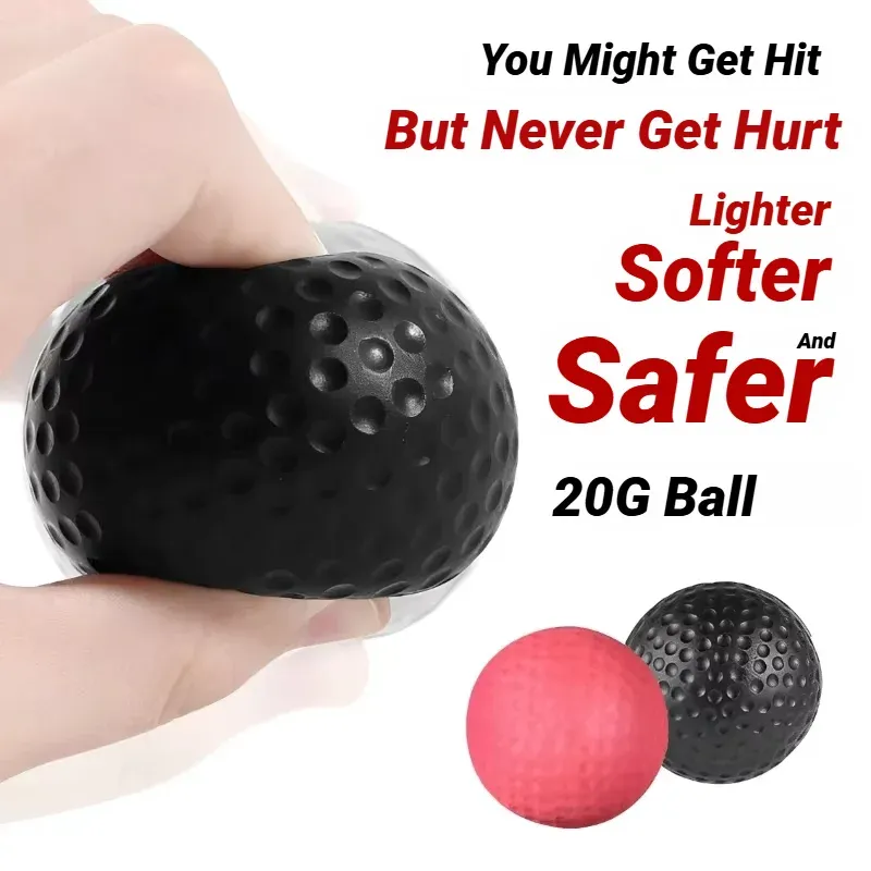 MMA Boxing Speed Ball for Training - Head-Mounted PU Punching Sandbag for Hand-Eye Reaction, Home Fitness, Gym, Muay Thai - All Ages - Image 2