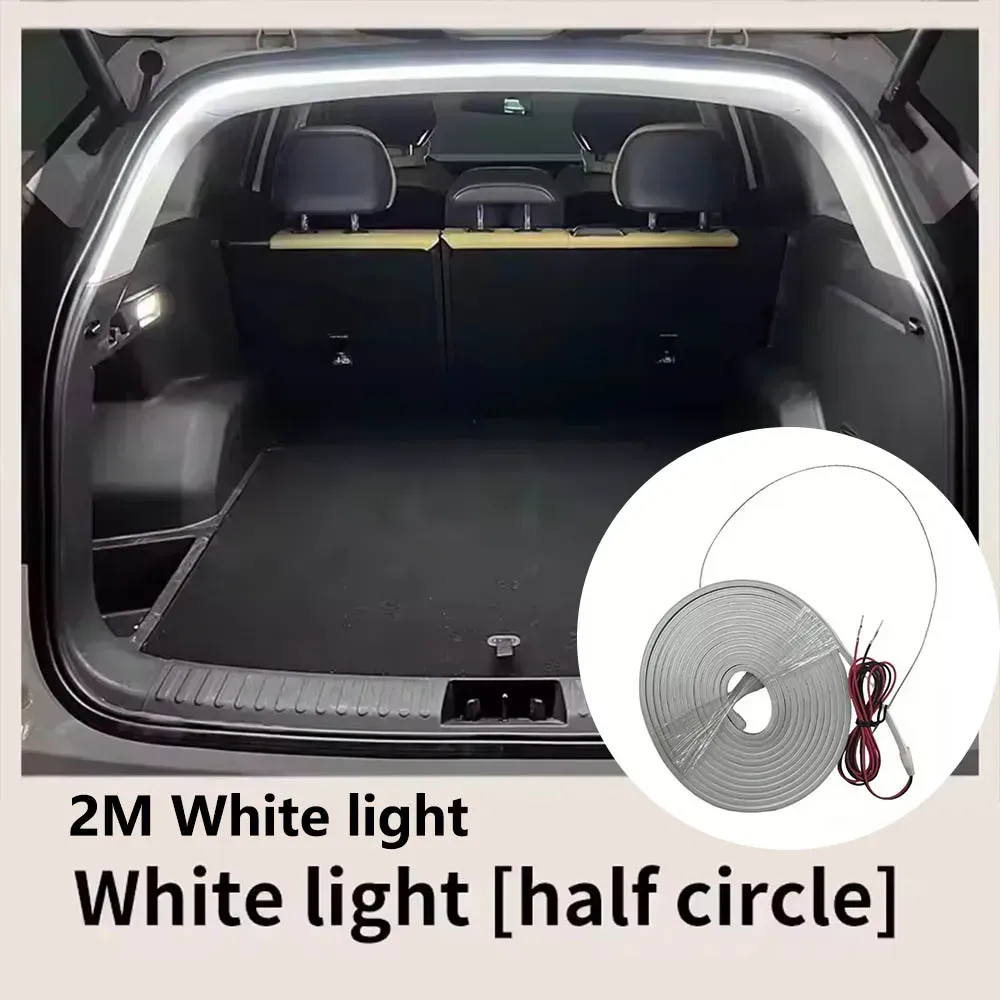 Bright LED Trunk Light Strip for Cars - Automatic Sensing, Waterproof, Flexible Ambient Interior Lighting for Easy Item Finding thumbnail 5