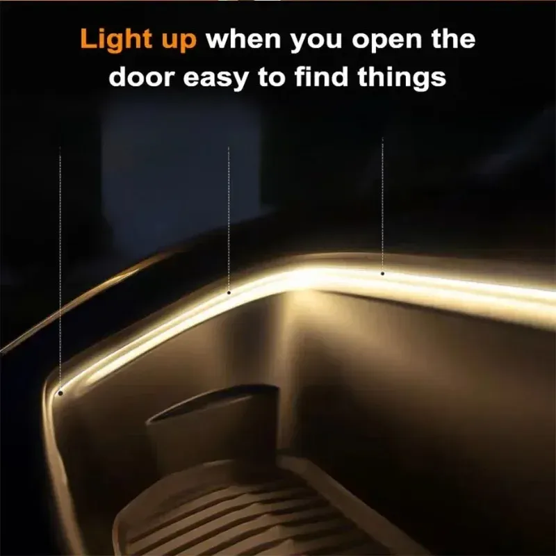 Bright LED Trunk Light Strip for Cars - Automatic Sensing, Waterproof, Flexible Ambient Interior Lighting for Easy Item Finding showcase 6