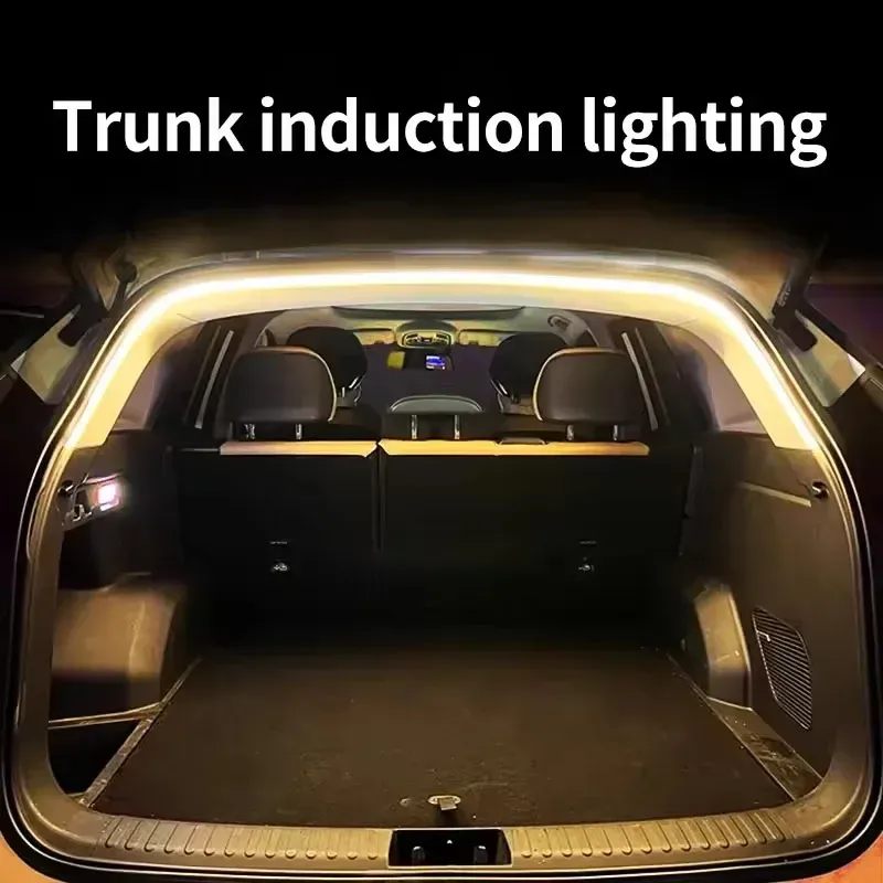 Bright LED Trunk Light Strip for Cars - Automatic Sensing, Waterproof, Flexible Ambient Interior Lighting for Easy Item Finding showcase 2