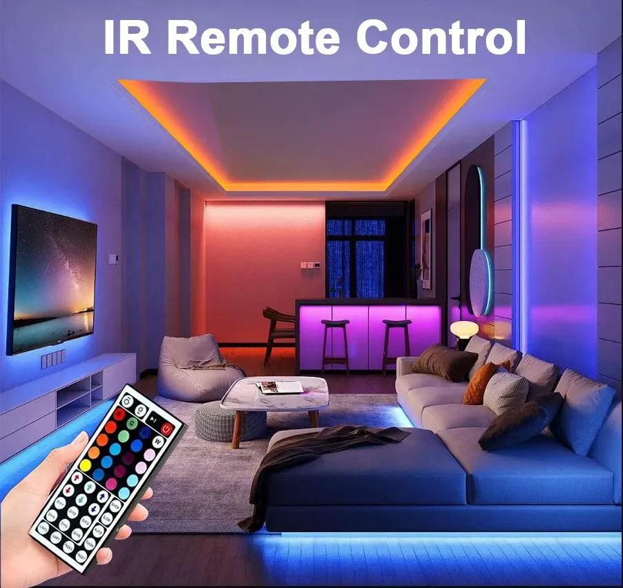 RGB LED Strip Lights 5m-30m with APP Control, Flexible Ribbon Tape for Room Bedroom TV Decoration, Smart Lighting for Ambiance showcase 6