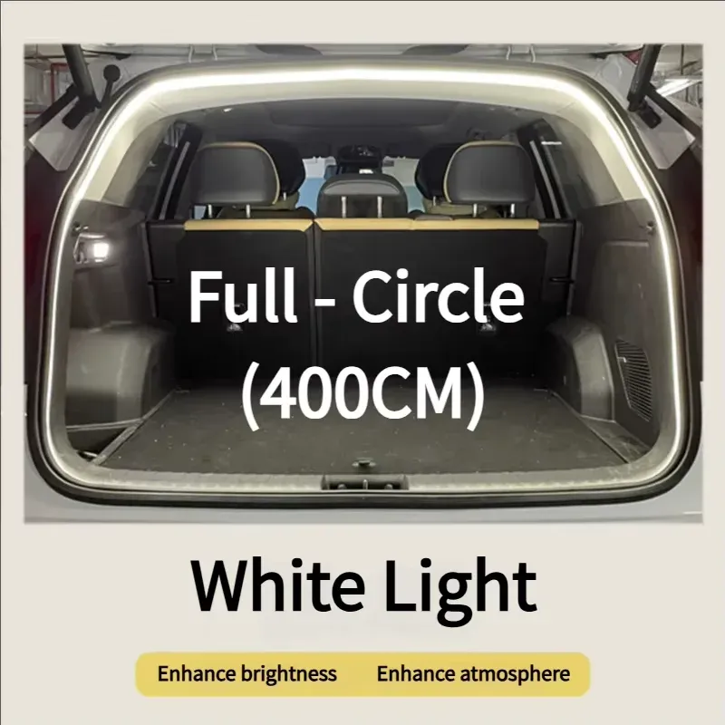 Flexible LED Car Trunk Light Strip - 2m/4m Soft PVC Auto Induction Lamp for SUV/MPV, Universal 12V/24V thumbnail 1