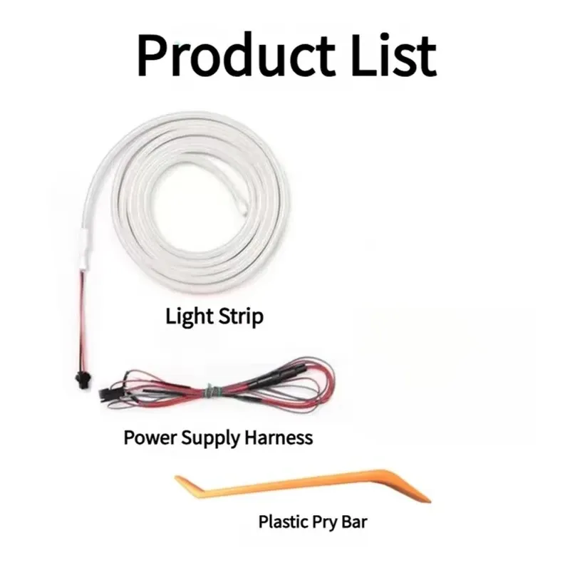 Flexible LED Car Trunk Light Strip - 2m/4m Soft PVC Auto Induction Lamp for SUV/MPV, Universal 12V/24V thumbnail 6
