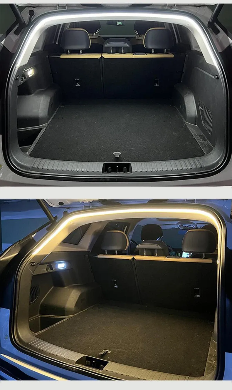 Flexible LED Car Trunk Light Strip - 2m/4m Soft PVC Auto Induction Lamp for SUV/MPV, Universal 12V/24V showcase 8