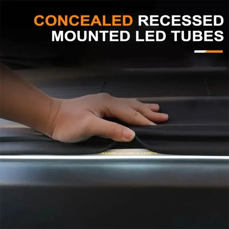 Bright LED Car Trunk Light Strip - Automatic Sensing, Waterproof, Flexible Ambient Interior Lighting for Easy Item Finding showcase 7