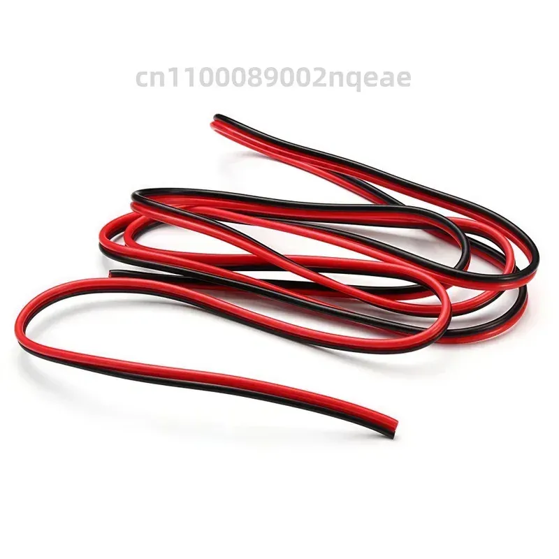 2-Pin Red Black Electrical Wire Cable 18-26 AWG Tinned Copper Extension Power Cord for LED Strips, Lighting, Audio, and Electronics thumbnail 3