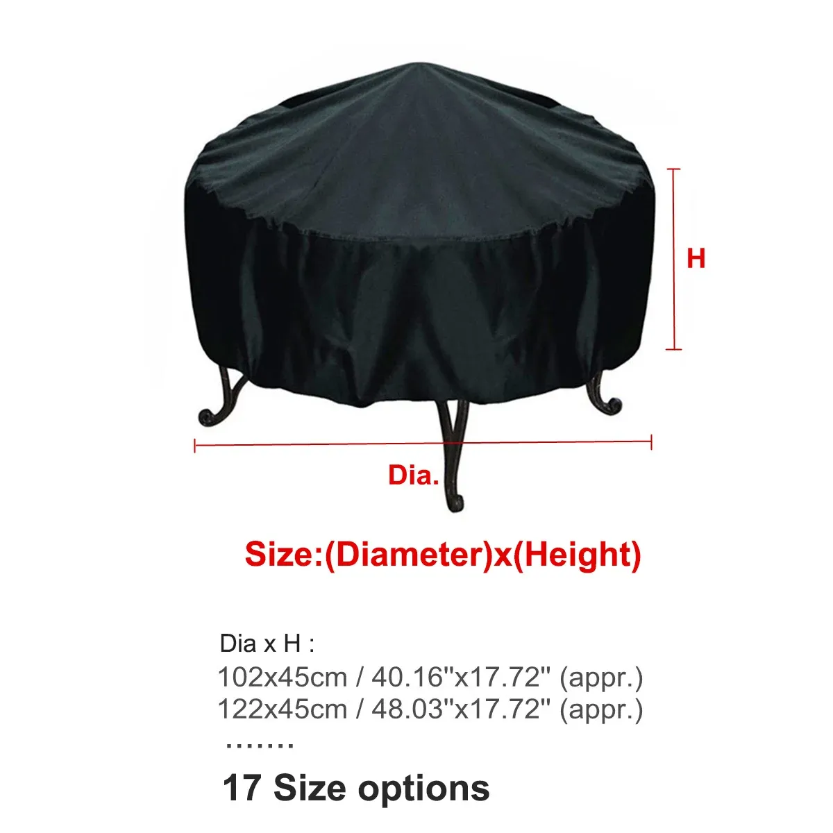 Waterproof Outdoor Patio Furniture Covers - Custom Size, Durable 210D Oxford Fabric, UV Resistant, Rain Snow Protection for Garden Chairs, Tables, Sofas, BBQs showcase 28