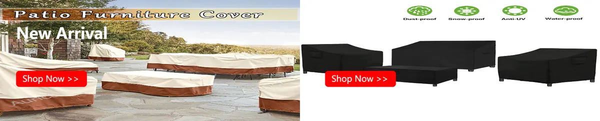 Waterproof Outdoor Patio Furniture Covers - Custom Size, Durable 210D Oxford Fabric, UV Resistant, Rain Snow Protection for Garden Chairs, Tables, Sofas, BBQs showcase 12