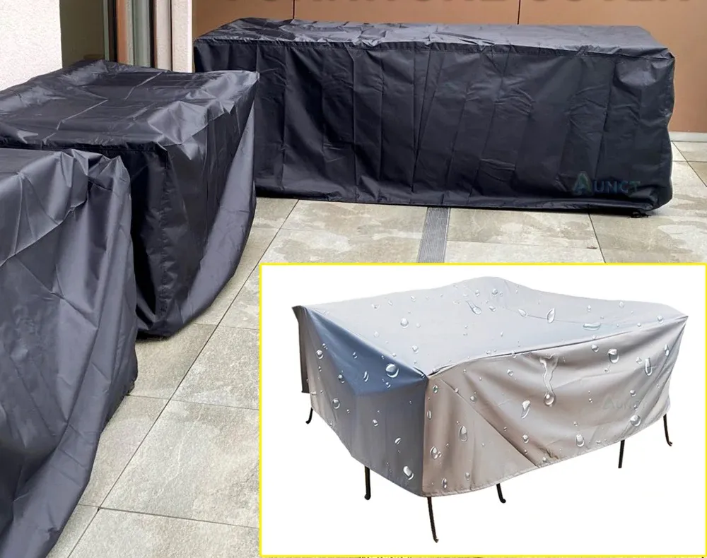 Waterproof Outdoor Patio Furniture Cover - Heavy Duty 210D Oxford Fabric for All-Purpose Protection Against Rain, Snow, Dust, and Sun - Fits Sofas, Tables, Chairs showcase 1