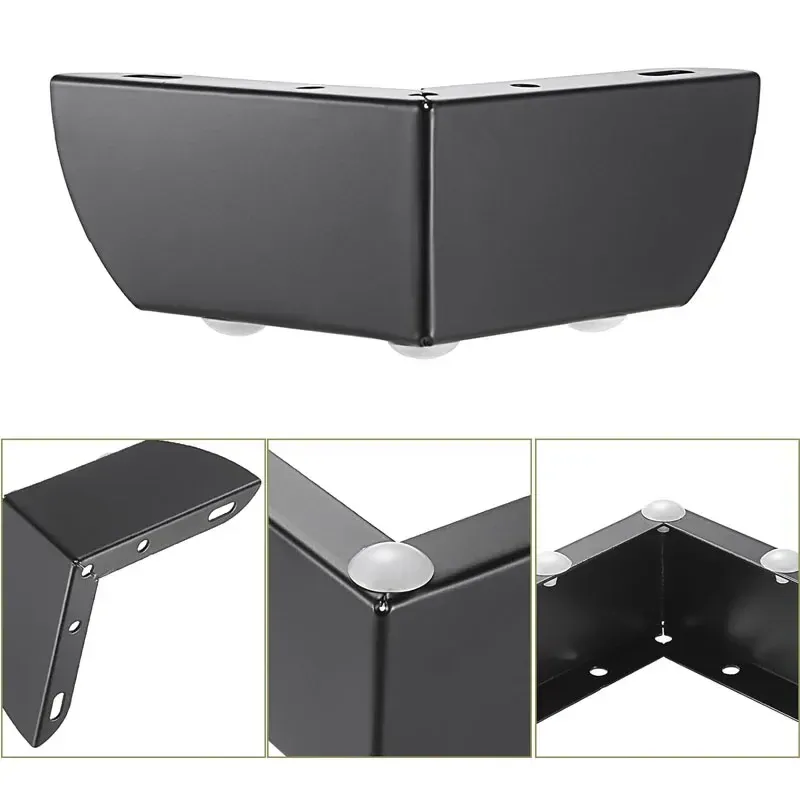 4Pcs Modern Metal Furniture Legs Set - DIY Replacement Feet for Sofa, Cabinet, Table, Bed - Durable & Stylish Home Upgrade showcase 14