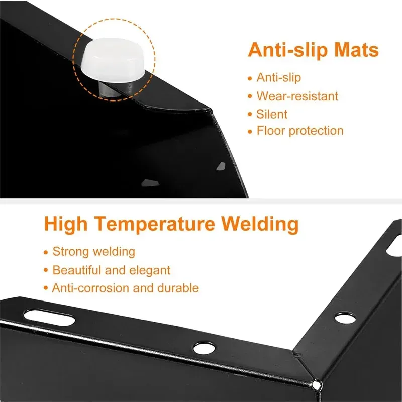 4Pcs Modern Metal Furniture Legs Set - DIY Replacement Feet for Sofa, Cabinet, Table, Bed - Durable & Stylish Home Upgrade showcase 15