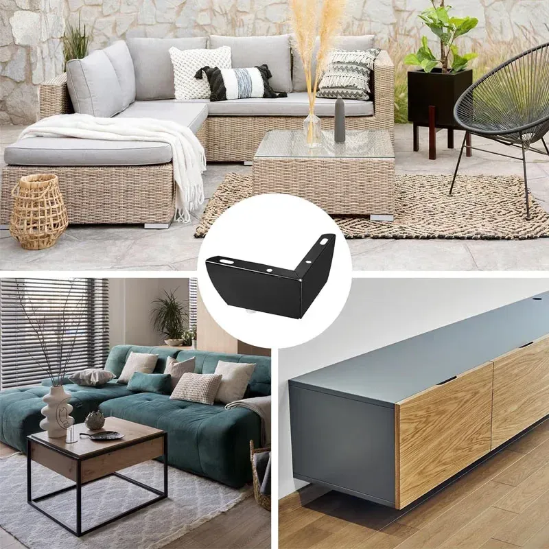 4Pcs Modern Metal Furniture Legs Set - DIY Replacement Feet for Sofa, Cabinet, Table, Bed - Durable & Stylish Home Upgrade showcase 17