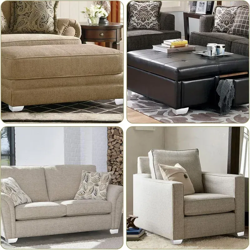 4Pcs Modern Metal Furniture Legs Set - DIY Replacement Feet for Sofa, Cabinet, Table, Bed - Durable & Stylish Home Upgrade showcase 5