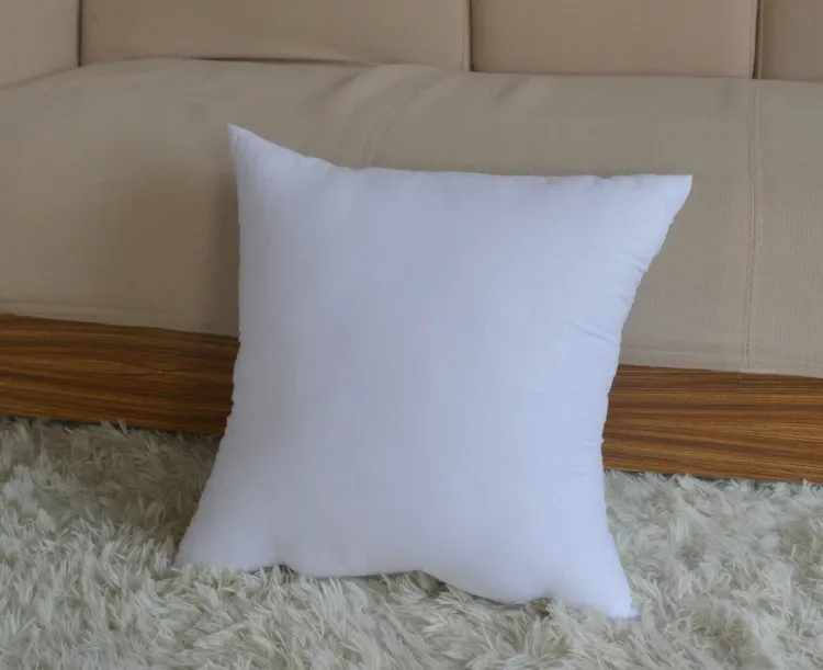 Set of 4 or 2 White 18x18 Inch Decorative Throw Pillow Inserts, Soft Comfortable Cushion Core for Sofa, Bed, Couch - Perfect Home Decor showcase 3