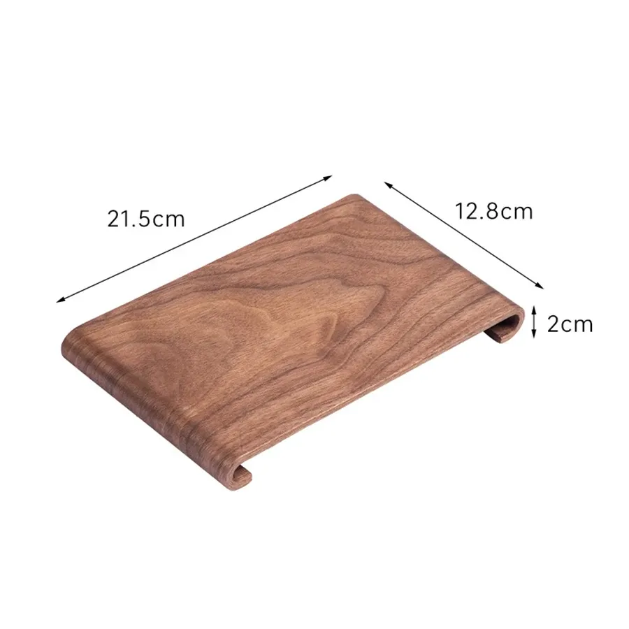 Creative Retro Rectangular Wooden Desktop Display Tray - Heat-Resistant Thick Plate for Hotel Home Coffee Table Decor thumbnail 6