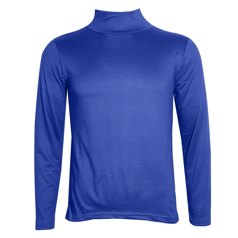 Men's Thermal Long Sleeve T-Shirt Slim Fit High Neck Winter Base Layer Top for Autumn & Winter Warm Apparel thumbnail 6