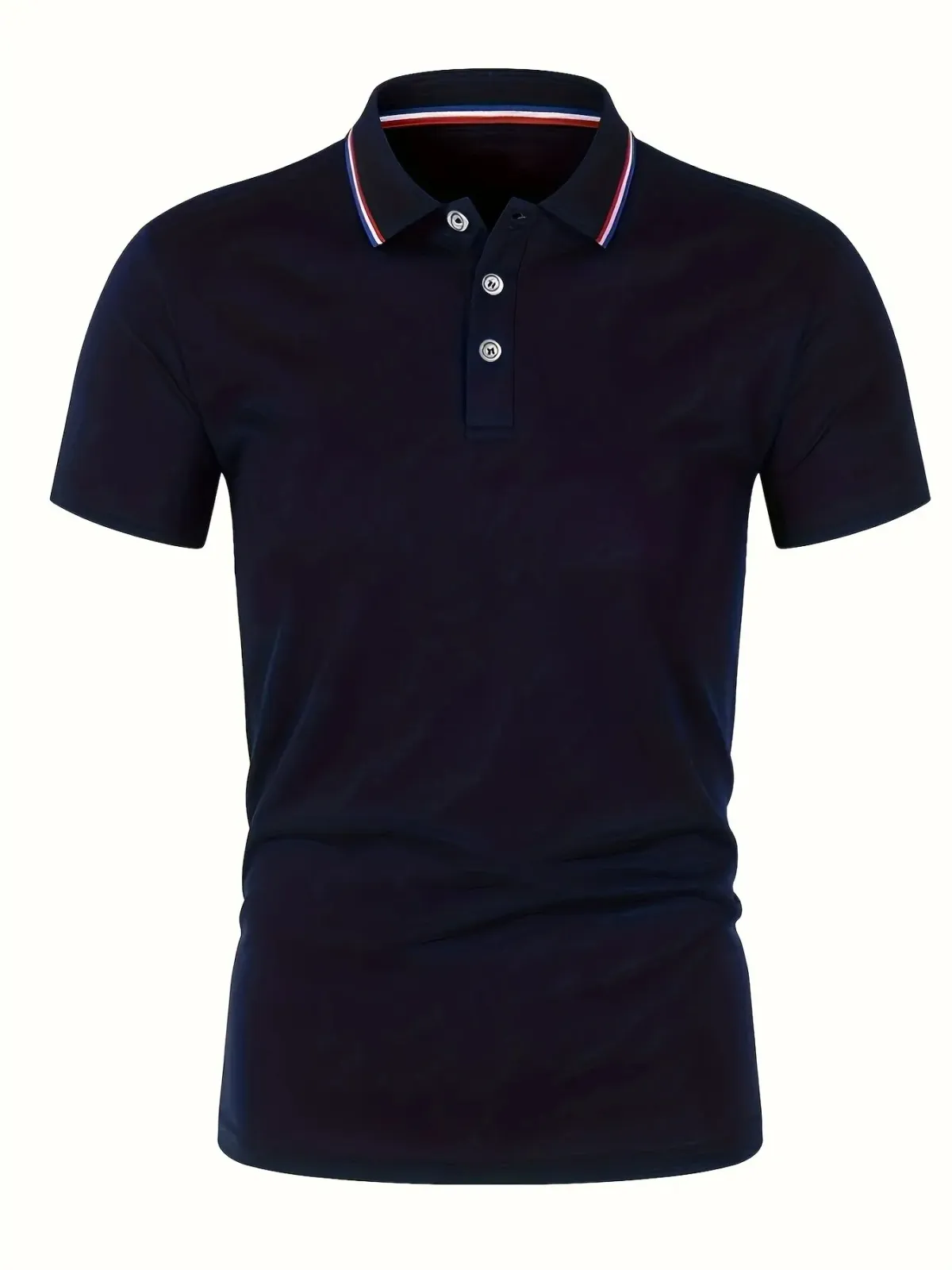 Men's Summer Breathable Polyester Polo Shirt - Solid Color, Short Sleeve, Casual & Comfortable for Everyday Wear showcase 28