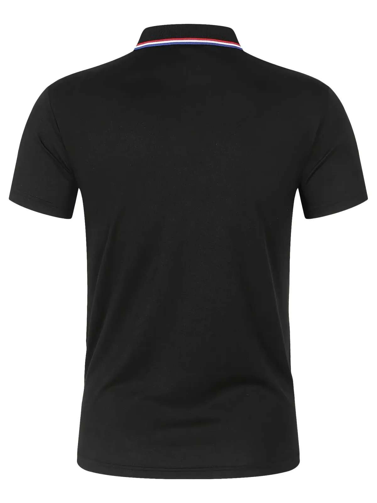 Men's Summer Breathable Polyester Polo Shirt - Solid Color, Short Sleeve, Casual & Comfortable for Everyday Wear showcase 4
