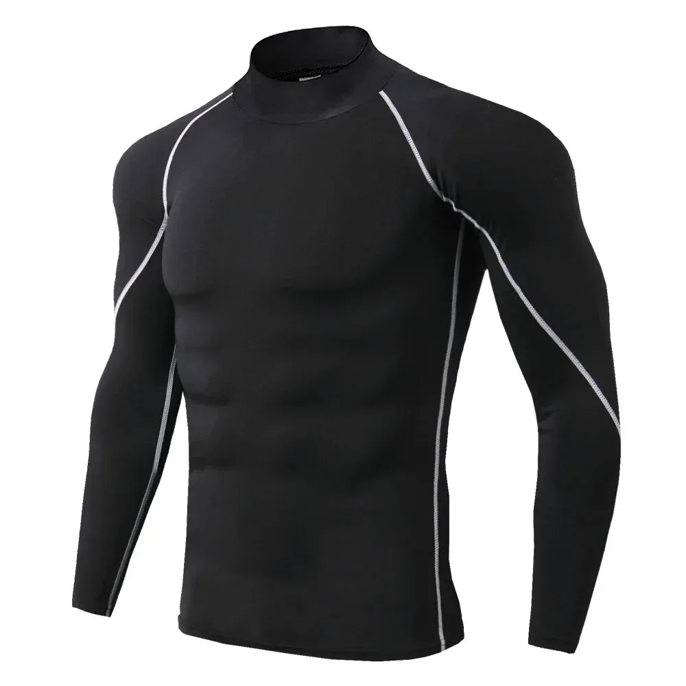 Men's Long Sleeve Compression T-Shirt - Quick Dry Sportswear for Gym, Fitness, Bodybuilding, and Jogging Workouts showcase 9