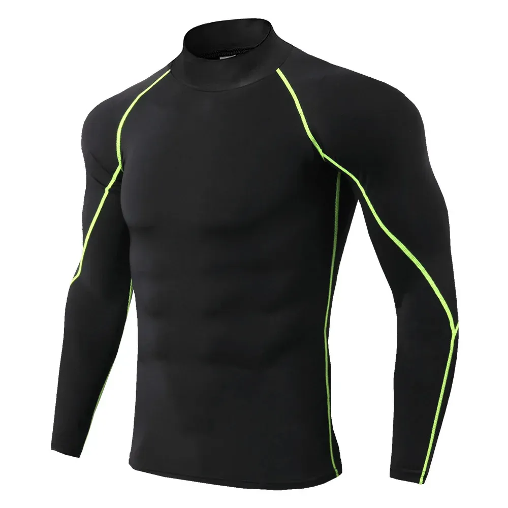 Men's Long Sleeve Compression T-Shirt - Quick Dry Sportswear for Gym, Fitness, Bodybuilding, and Jogging Workouts showcase 6