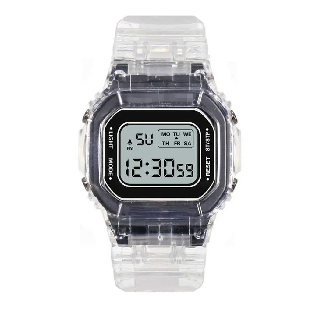 Luxury Rose Gold LED Digital Watch for Women - Fashion Silicone Band Electronic Clock, Casual Ladies Timepiece showcase 5
