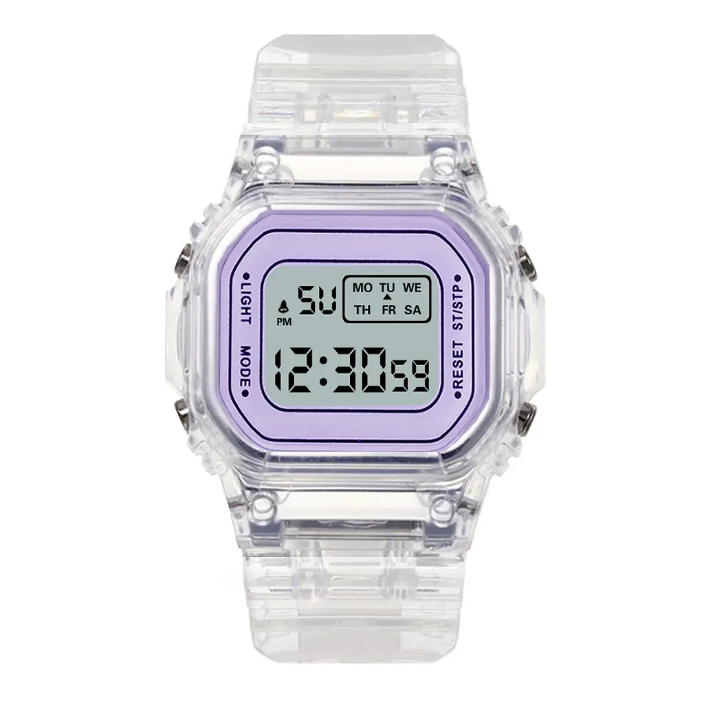 Luxury Rose Gold LED Digital Watch for Women - Fashion Silicone Band Electronic Clock, Casual Ladies Timepiece showcase 9