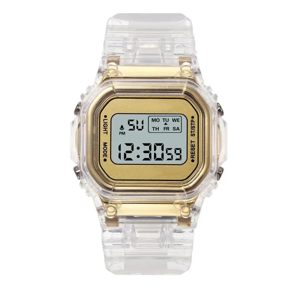 Luxury Rose Gold LED Digital Watch for Women - Fashion Silicone Band Electronic Clock, Casual Ladies Timepiece showcase 6