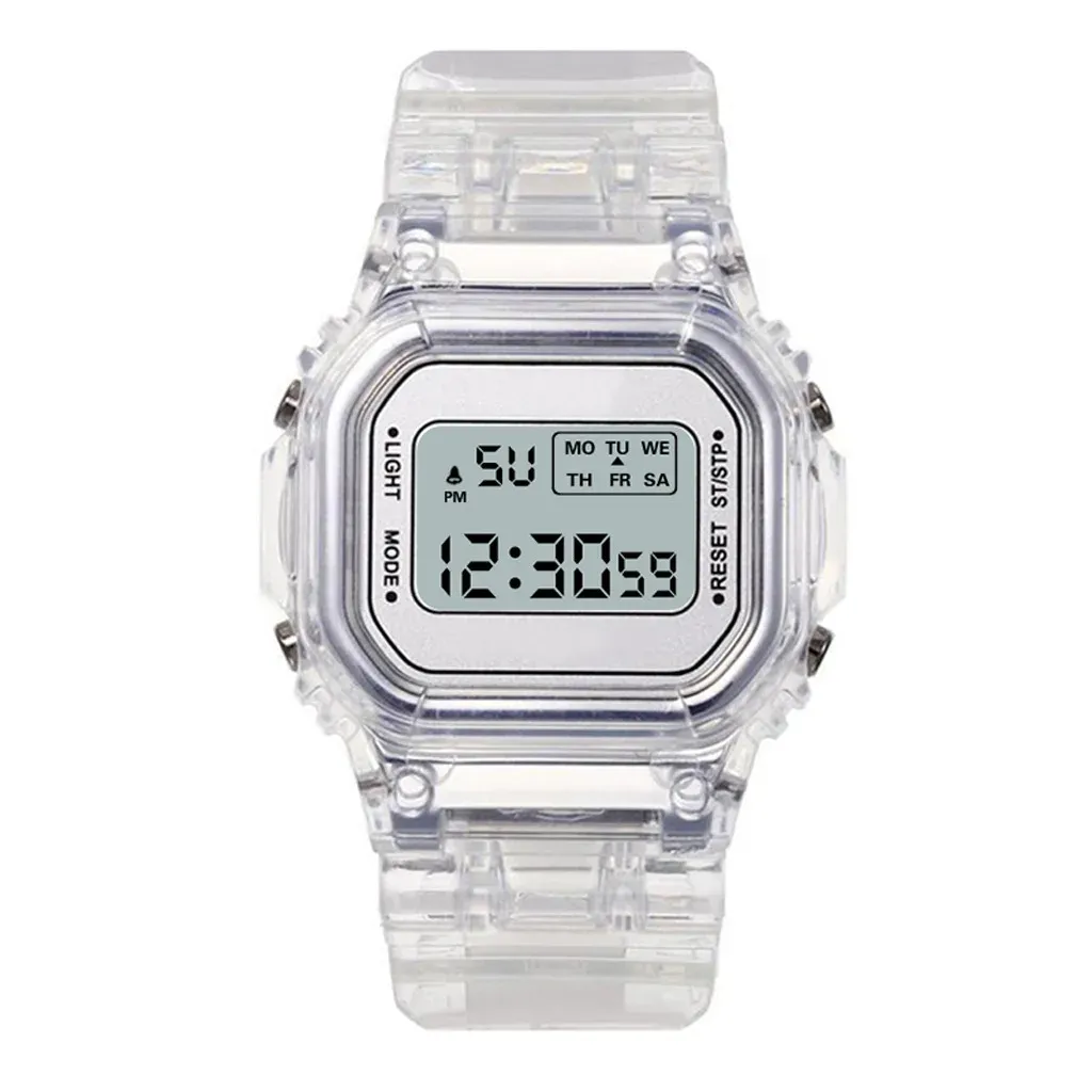 Luxury Rose Gold LED Digital Watch for Women - Fashion Silicone Band Electronic Clock, Casual Ladies Timepiece showcase 8