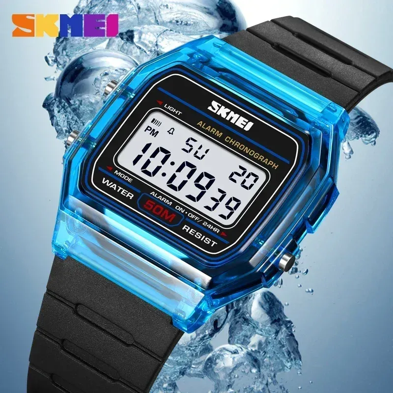 SKMEI 2056 Waterproof Digital Sports Watch for Men & Women - Electronic Countdown, Date Display, Casual & Outdoor Use thumbnail 1