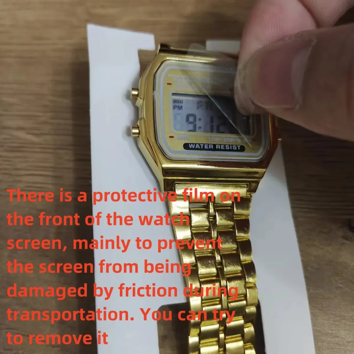 F91W Digital Sports Watch for Men and Women - Stainless Steel Band, LED Display, Multi-Functional Electronic Clock for Business and Casual Wear showcase 9