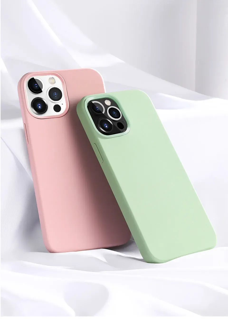 Original Liquid Silicone Phone Case for iPhone 11 12 13 14 15 16 Pro Max Plus - Shockproof Protective Back Cover for Apple Devices showcase 8