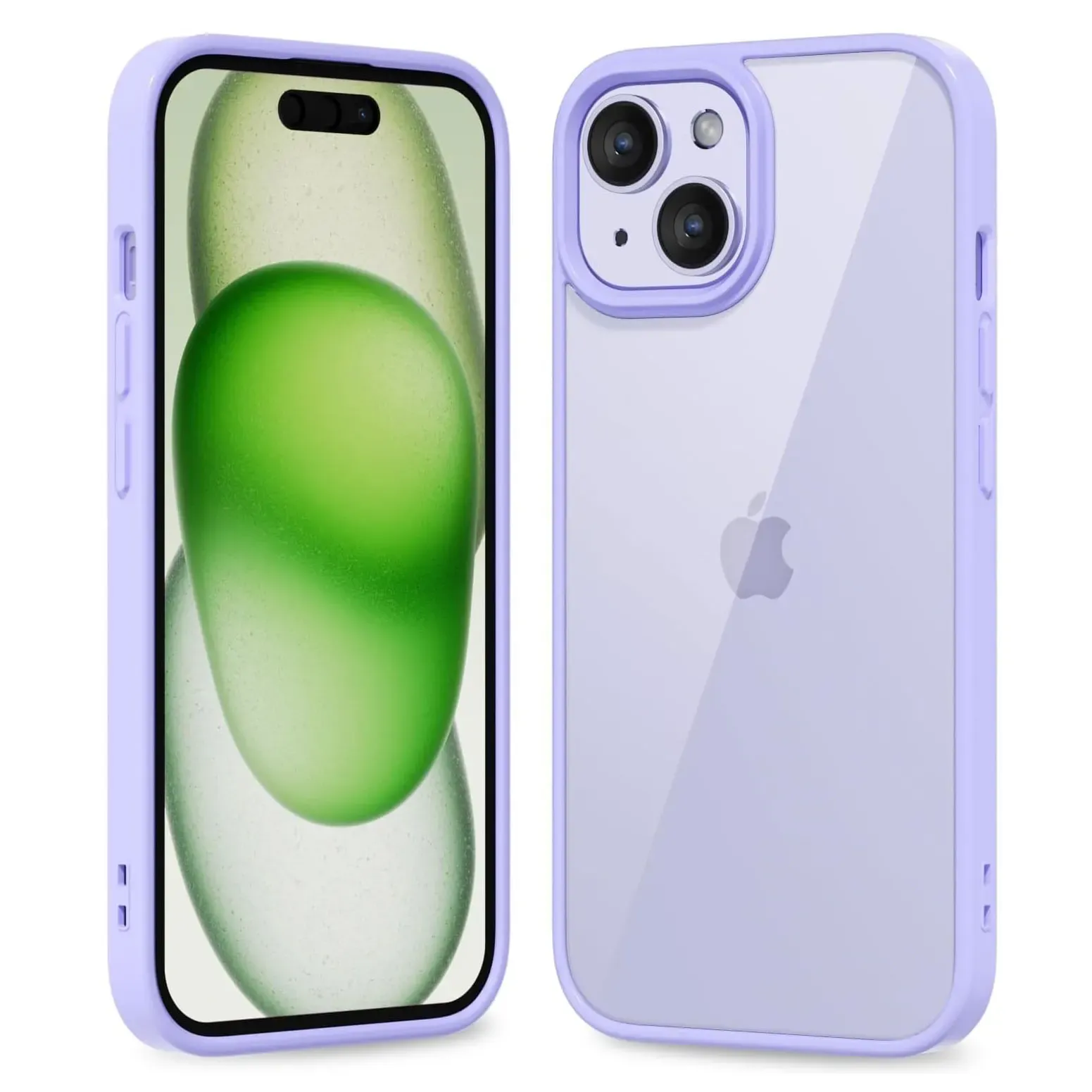 iPhone 16 15 14 13 12 11 Pro Max Silicone Case with Transparent Back and Shockproof Bumper Cover for XR Xs 12 Mini, Protective Phone Accessory thumbnail 4