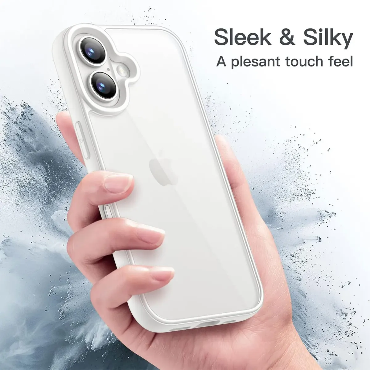 iPhone 16 15 14 13 12 11 Pro Max Silicone Case with Transparent Back and Shockproof Bumper Cover for XR Xs 12 Mini, Protective Phone Accessory showcase 6