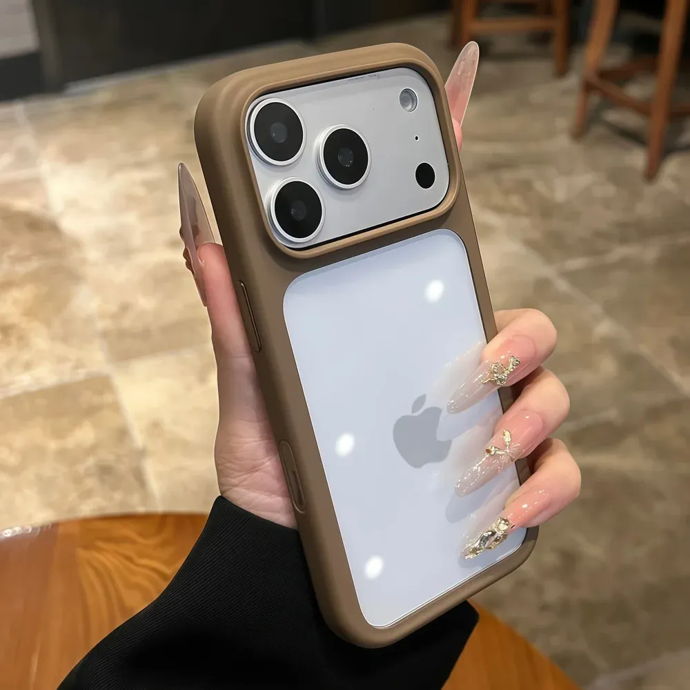 iPhone 17 Pro Max/Pro/Air Crystal Clear Case with Intelligent Camera Touch Button, Transparent Shockproof Cover, Premium Protective Funda showcase 11