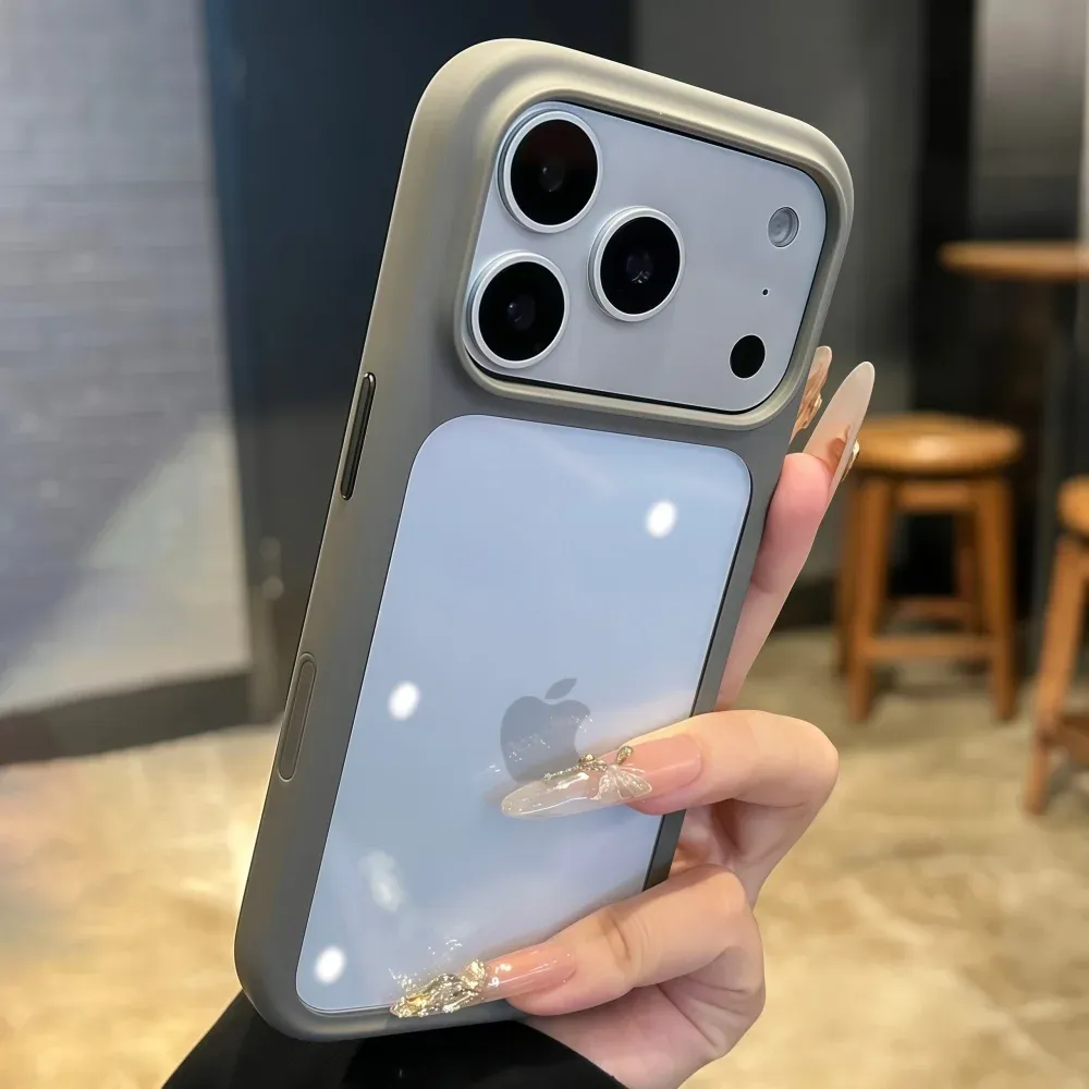iPhone 17 Pro Max/Pro/Air Crystal Clear Case with Intelligent Camera Touch Button, Transparent Shockproof Cover, Premium Protective Funda showcase 19