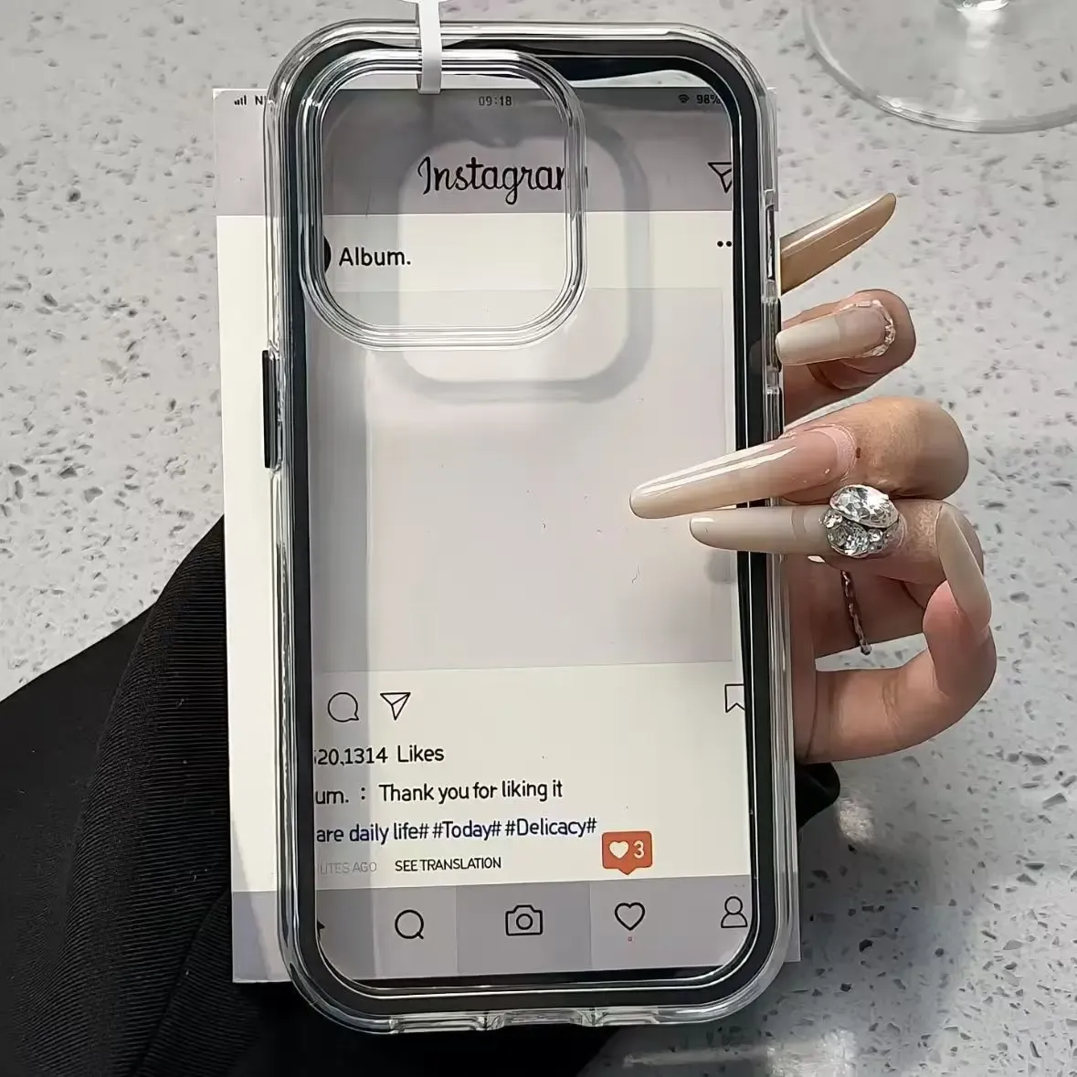 Luxury Candy Color Phone Case for iPhone 17 16 15 14 13 12 Pro Max 11 Plus - Clear Acrylic Shockproof Bumper Cover with Frame showcase 10