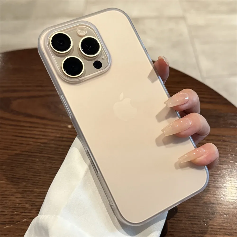 iPhone 16 15 14 Pro Max Plus 13 12 11 XR XS Shockproof Soft Matte Candy Transparent Silicone Case with Bumper Cover showcase 7