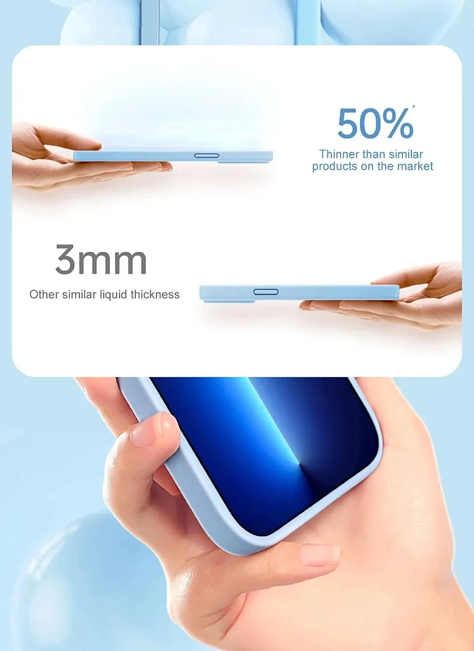 Luxury Shockproof Liquid Silicone Case for iPhone 11-17 Pro Max Air Plus, Soft Protective Phone Cover Accessories showcase 5