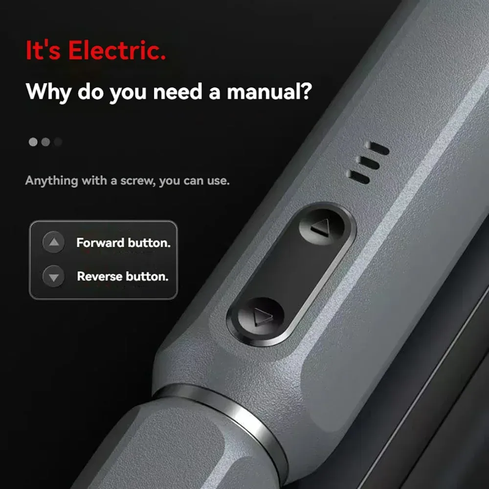 Mini Cordless Electric Screwdriver, Rechargeable Lithium Battery, Auto/Manual Dual Mode, Household Small Electric Drill for DIY Projects and Furniture Assembly thumbnail 2
