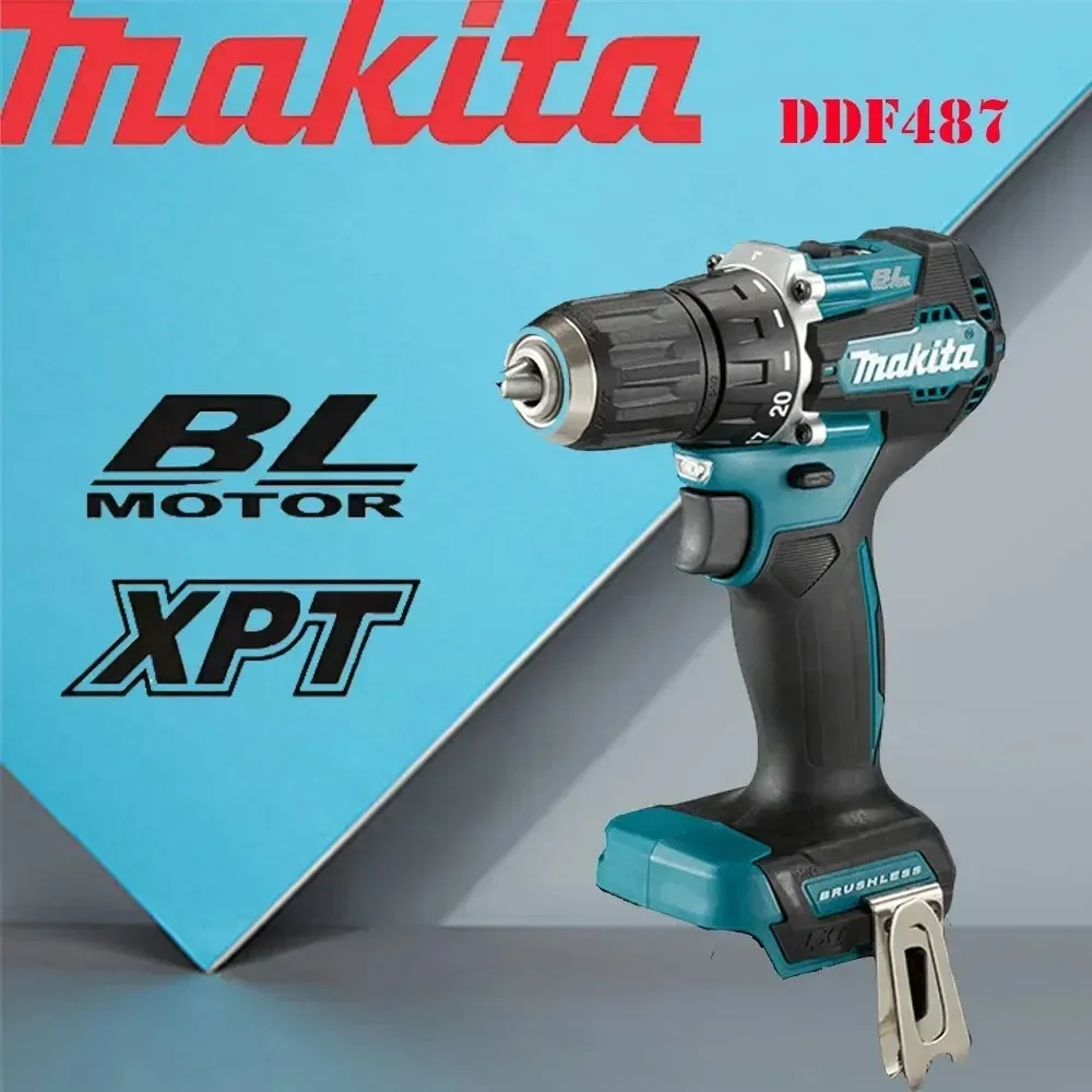 Makita DDF487 18V Cordless Driver Drill 10mm Brushless Electric Impact Screwdriver Rechargeable Power Tool for Professional Use showcase 6