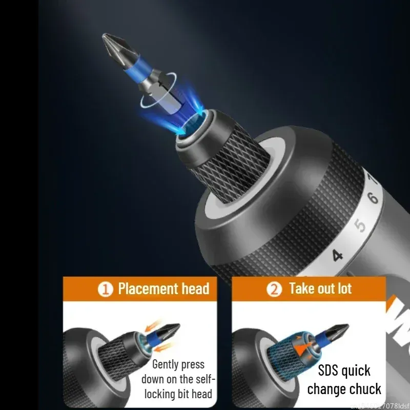 Worx WX242 4V Smart Cordless Electric Screwdriver Set - Portable Mini Power Screw Driver with USB Rechargeable Handle and 30 Bit Set for Home Repair and DIY Projects thumbnail 4