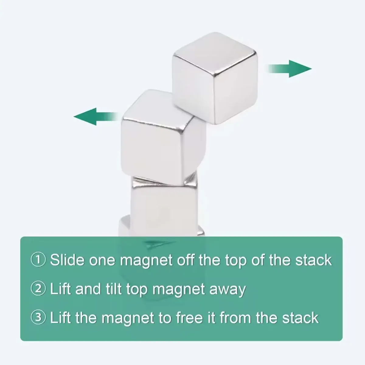 Strong Mini Magnetic Cubes 5x5x5mm, 50/100 Pcs Small Square Neodymium Magnets for Fridge, Whiteboard, Crafts, DIY Projects, Office Organization showcase 6