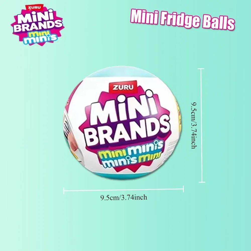 ZURU Original Mini Fridge Set Mystery Blind Box Toy Collection - Miniature Supermarket Items for Kids & Adults, Perfect for Playhouse Decor & Novelty Gifts showcase 3