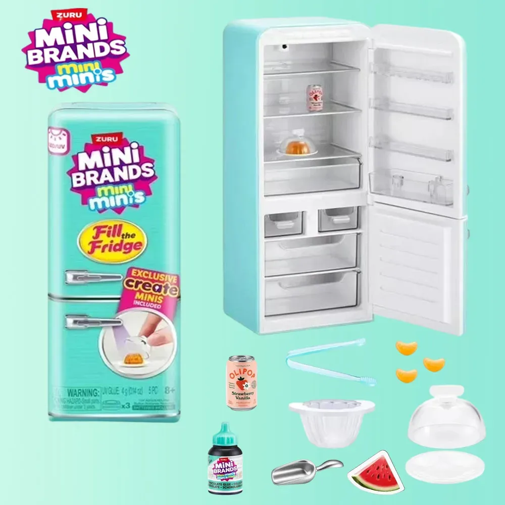 ZURU Original Mini Fridge Set Mystery Blind Box Toy Collection - Miniature Supermarket Items for Kids & Adults, Perfect for Playhouse Decor & Novelty Gifts showcase 7