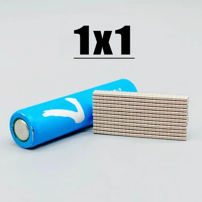 1x1mm Mini Round Magnets - Pack of 5-2000pcs - Small Strong Neodymium Magnets for Office Whiteboard, Fridge Crafts, DIY Home Decor Projects thumbnail 3