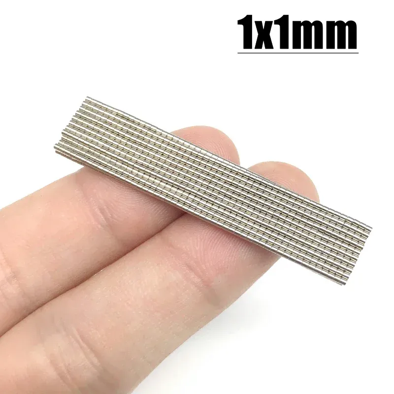1x1mm Mini Round Magnets - Pack of 5-2000pcs - Small Strong Neodymium Magnets for Office Whiteboard, Fridge Crafts, DIY Home Decor Projects showcase 1